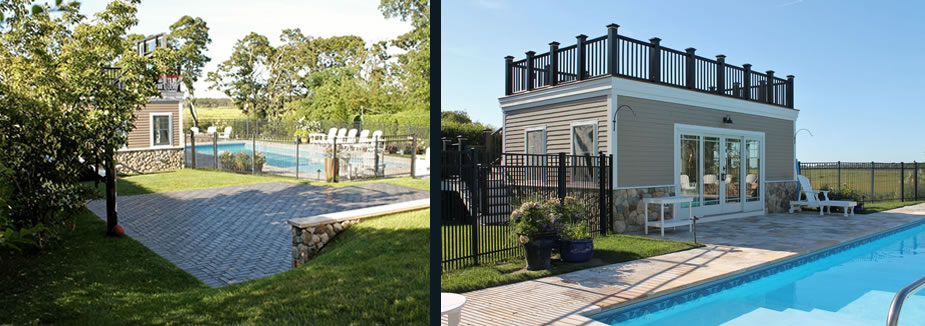 Pool House Whitten Landscaping