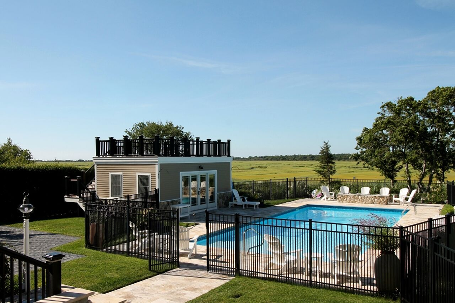 Cape Cod Landscaping Pool House