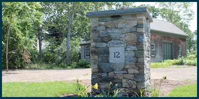 Natural Stone Pillars: Yarmouth